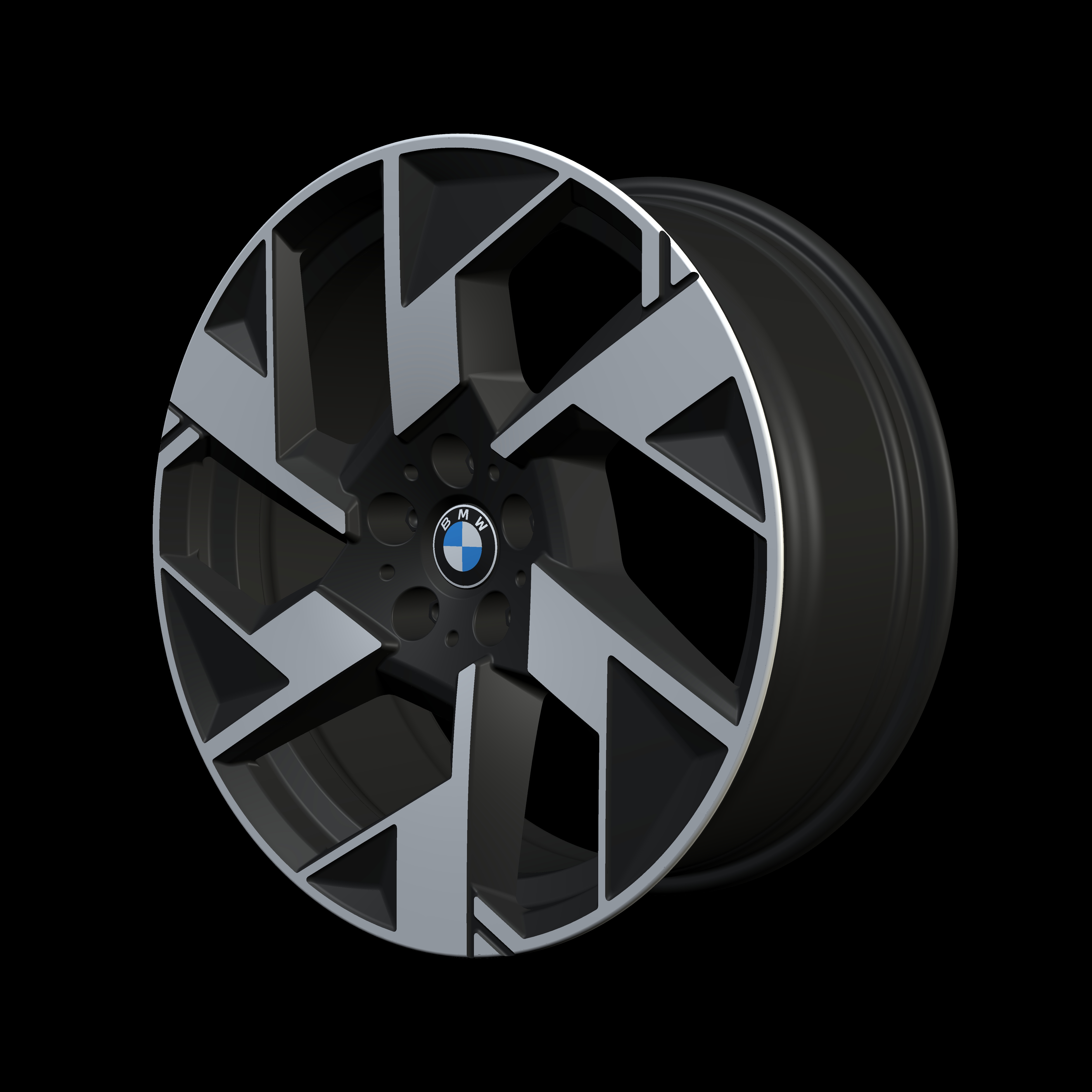 BMW Production Wheel — Star spoke with diamond facets